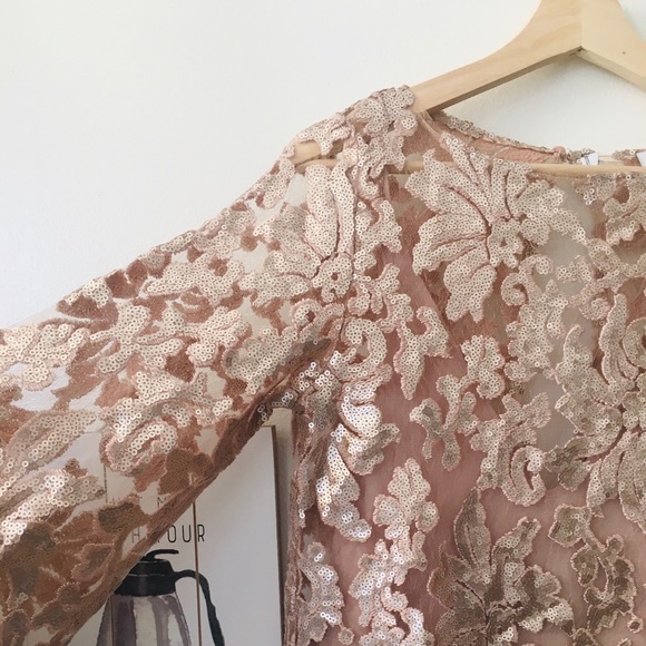 Sequin Embroidery Dress - Picture 3 of 5